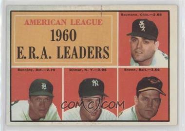 1961 Topps - [Base] #46 - League Leaders - Frank Baumann, Jim Bunning, Art Ditmar, Hal Brown