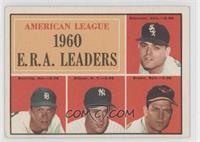 League Leaders - Frank Baumann, Jim Bunning, Art Ditmar, Hal Brown