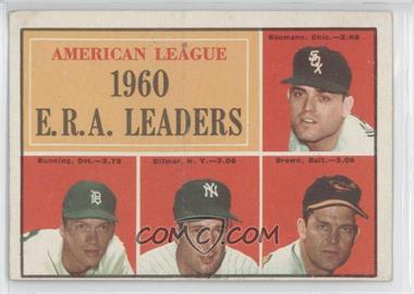 1961 Topps - [Base] #46 - League Leaders - Frank Baumann, Jim Bunning, Art Ditmar, Hal Brown [Noted]