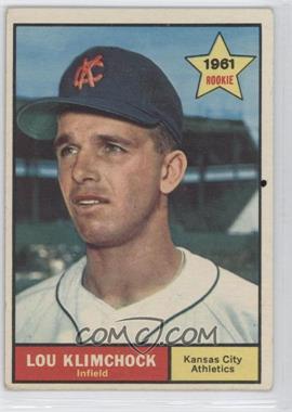 1961 Topps - [Base] #462 - Lou Klimchock [Good to VG‑EX]