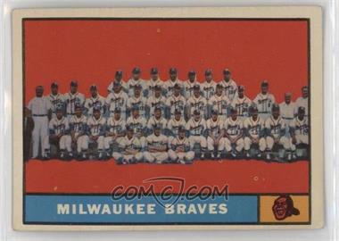 1961 Topps - [Base] #463.1 - Milwaukee Braves Team