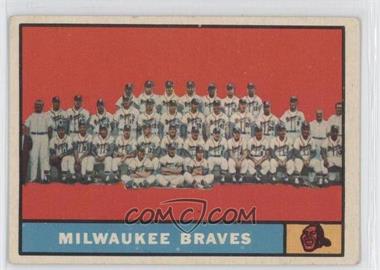 1961 Topps - [Base] #463.1 - Milwaukee Braves Team