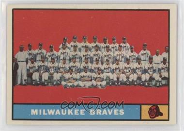 1961 Topps - [Base] #463.1 - Milwaukee Braves Team