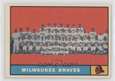 1961 Topps - [Base] #463.1 - Milwaukee Braves Team