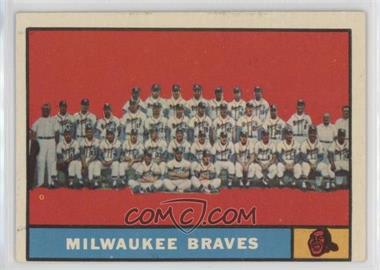 1961 Topps - [Base] #463.1 - Milwaukee Braves Team