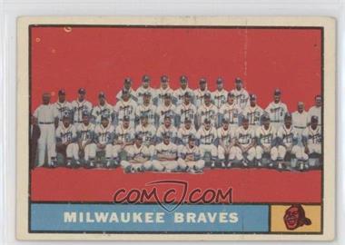1961 Topps - [Base] #463.1 - Milwaukee Braves Team
