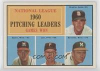 League Leaders - Ernie Broglio, Warren Spahn, Vernon Law, Lew Burdette (No Blac…