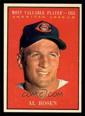 1961 Topps - [Base] #474 - Most Valuable Players - Al Rosen [NM MT]