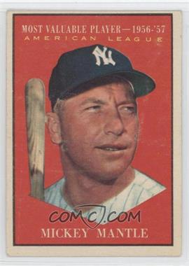 1961 Topps - [Base] #475 - Most Valuable Players - Mickey Mantle [Good to VG‑EX]