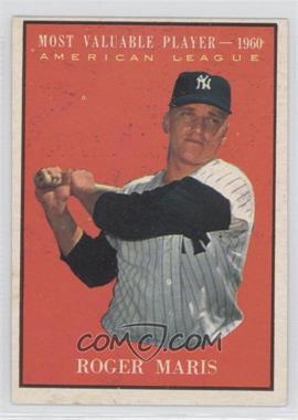 1961 Topps - [Base] #478 - Most Valuable Players - Roger Maris