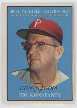 1961 Topps - [Base] #479 - Most Valuable Players - Jim Konstanty