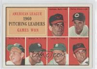 League Leaders - Chuck Estrada, Jim Perry, Bud Daley, Art Ditmar, Frank Lary, M…