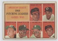 League Leaders - Chuck Estrada, Jim Perry, Bud Daley, Art Ditmar, Frank Lary, M…