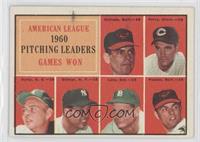 League Leaders - Chuck Estrada, Jim Perry, Bud Daley, Art Ditmar, Frank Lary, M…