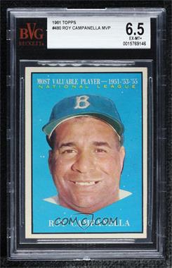 1961 Topps - [Base] #480 - Most Valuable Players - Roy Campanella [BVG 6.5 EX‑MT+]