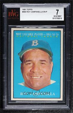 1961 Topps - [Base] #480 - Most Valuable Players - Roy Campanella [BVG 7 NEAR MINT]
