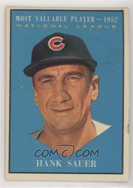 1961 Topps - [Base] #481 - Most Valuable Players - Hank Sauer