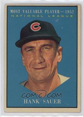 1961 Topps - [Base] #481 - Most Valuable Players - Hank Sauer