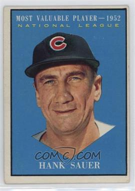 1961 Topps - [Base] #481 - Most Valuable Players - Hank Sauer