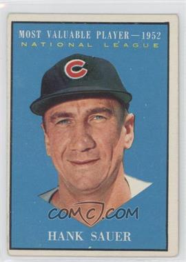 1961 Topps - [Base] #481 - Most Valuable Players - Hank Sauer [Poor to Fair]