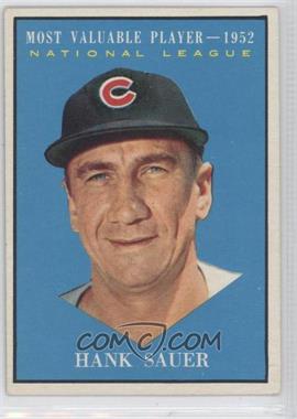 1961 Topps - [Base] #481 - Most Valuable Players - Hank Sauer [Noted]