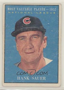 1961 Topps - [Base] #481 - Most Valuable Players - Hank Sauer
