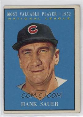 1961 Topps - [Base] #481 - Most Valuable Players - Hank Sauer