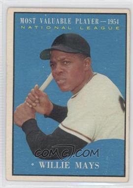 1961 Topps - [Base] #482 - Most Valuable Players - Willie Mays [Good to VG‑EX]