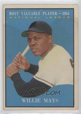 1961 Topps - [Base] #482 - Most Valuable Players - Willie Mays [Poor to Fair]