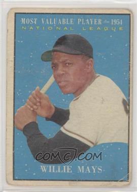 1961 Topps - [Base] #482 - Most Valuable Players - Willie Mays [Poor to Fair]