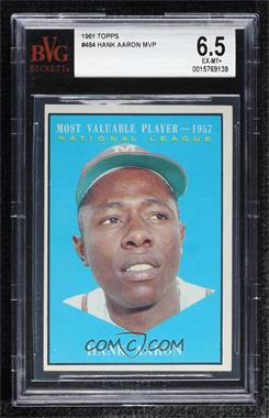 1961 Topps - [Base] #484 - Most Valuable Players - Hank Aaron [BVG 6.5 EX‑MT+]