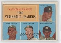League Leaders - Don Drysdale, Sandy Koufax, Sam Jones, Ernie Broglio