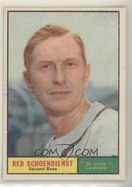 1961 Topps - [Base] #505 - Red Schoendienst