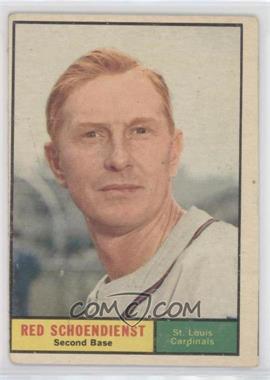 1961 Topps - [Base] #505 - Red Schoendienst