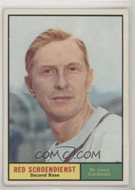 1961 Topps - [Base] #505 - Red Schoendienst