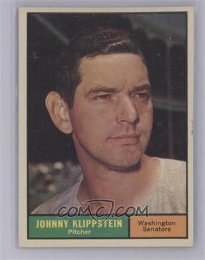 1961 Topps - [Base] #539 - High # - Johnny Klippstein [COMC RCR Excellent]