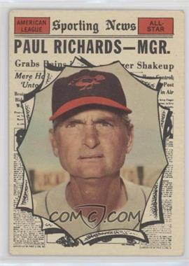 1961 Topps - [Base] #566 - High # - Paul Richards