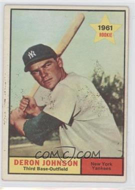 1961 Topps - [Base] #68 - Deron Johnson [Good to VG‑EX]