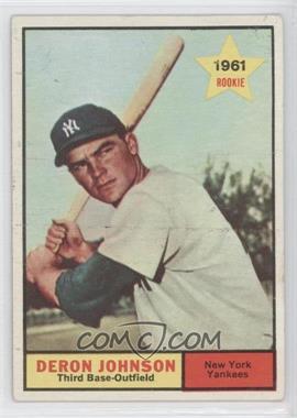 1961 Topps - [Base] #68 - Deron Johnson [Good to VG‑EX]