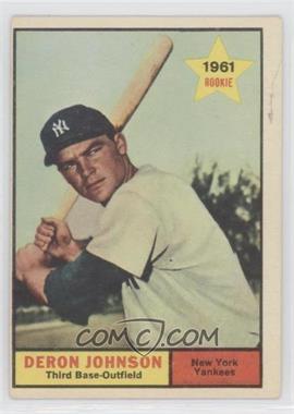 1961 Topps - [Base] #68 - Deron Johnson [Good to VG‑EX]