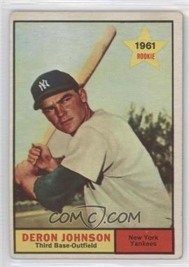 1961 Topps - [Base] #68 - Deron Johnson [Good to VG‑EX]