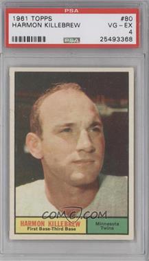 1961 Topps - [Base] #80 - Harmon Killebrew [PSA 4 VG‑EX]