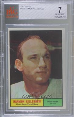 1961 Topps - [Base] #80 - Harmon Killebrew [BVG 7 NEAR MINT]