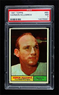 1961 Topps - [Base] #80 - Harmon Killebrew [PSA 7 NM]