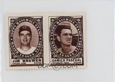 1961 Topps - Baseball Stamps #_JBCP - Jim Brewer, Camilo Pascual [Good to VG‑EX]