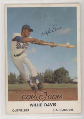 1962 Bell Brand Los Angeles Dodgers - [Base] #3 - Willie Davis [Good to VG‑EX]