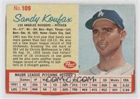 Sandy Koufax (red grid) [Noted]