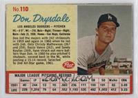 Don Drysdale (Long Sleeve Visible) [Good to VG‑EX]