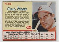 Gene Freese [Noted]