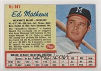 Eddie Mathews [Noted]